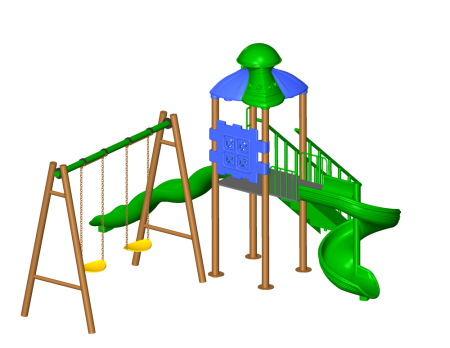Super Swing Playcentre - Pre-School Outdoor Play Equipments in Coimbatore